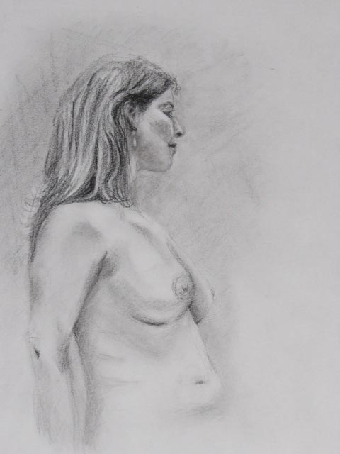 Study1 Charcoal Drawing nude.