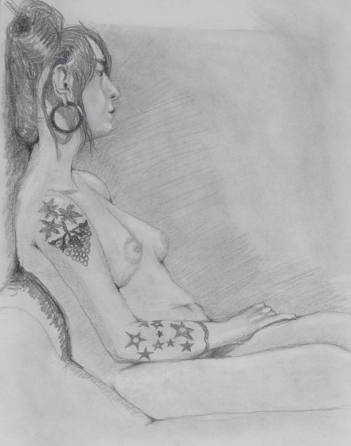 Study1 Pencil Drawing nude